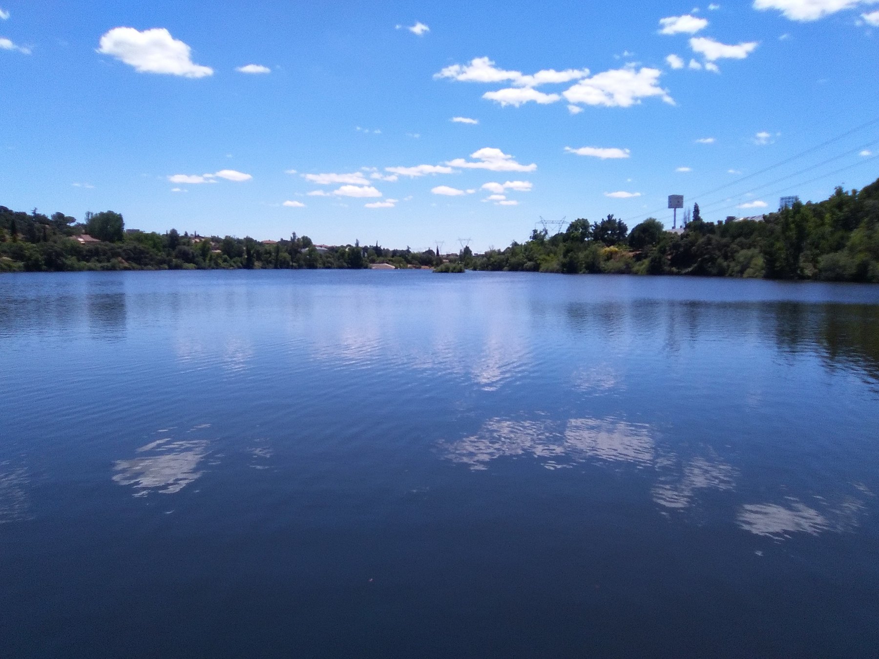 Embalse de Molino de la Hoz sobre el río Guadarrama · Las Rozas de Madrid